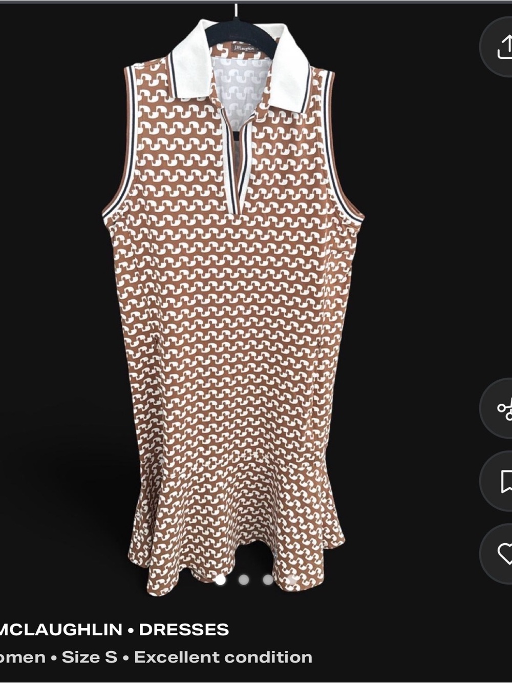 McLaughlin Sleeveless Polo Dress – Size Small